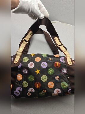 Hollywood Print Large Duffel Bag Travel Gym Weekend Carry On
